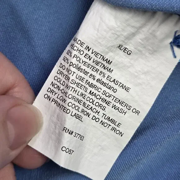 Callaway Opt Dri Performance Golf Polo Lot (2) Mens XL Blue Lightweight Stretch - Picture 7 of 13